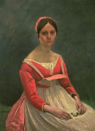 Madame Legois, 1838 af Jean-Baptiste-Camille Corot